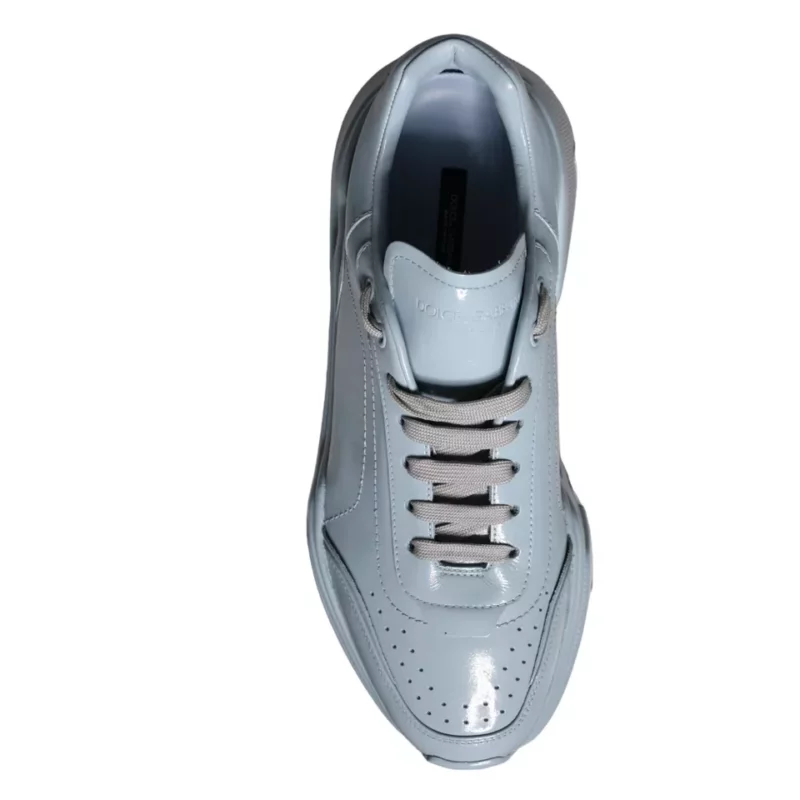 Dolce & Gabbana Light Blue Daymaster Low Top Sneakers Shoes - Image 2