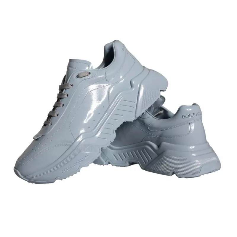 Dolce & Gabbana Light Blue Daymaster Low Top Sneakers Shoes - Image 3