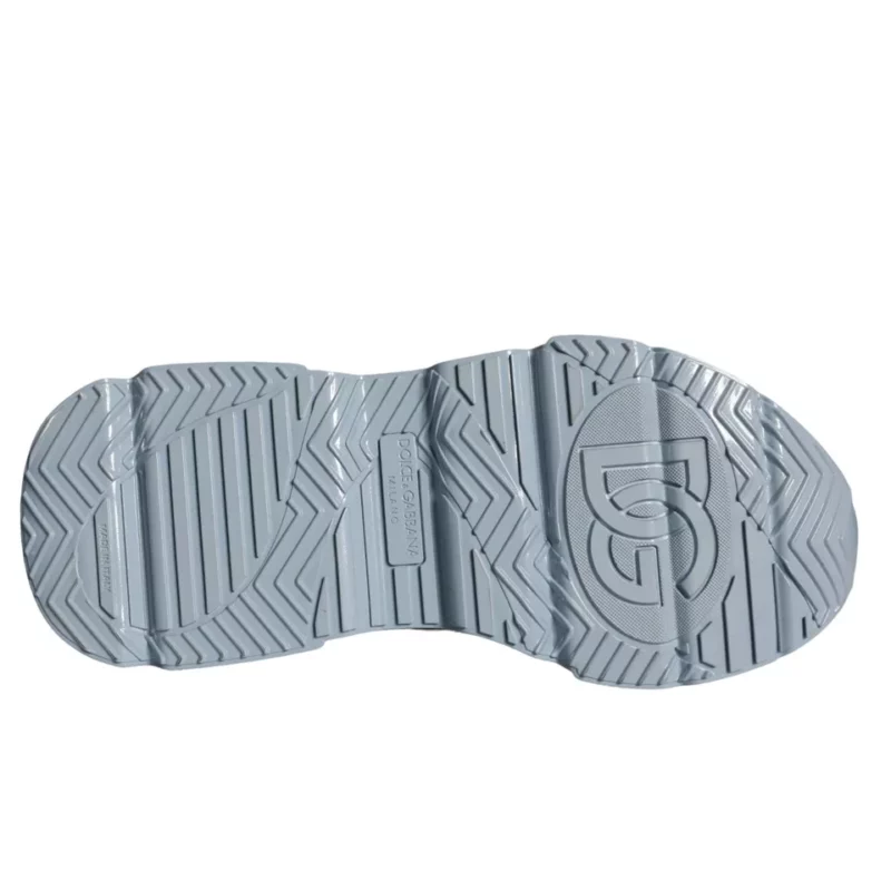 Dolce & Gabbana Light Blue Daymaster Low Top Sneakers Shoes - Image 4