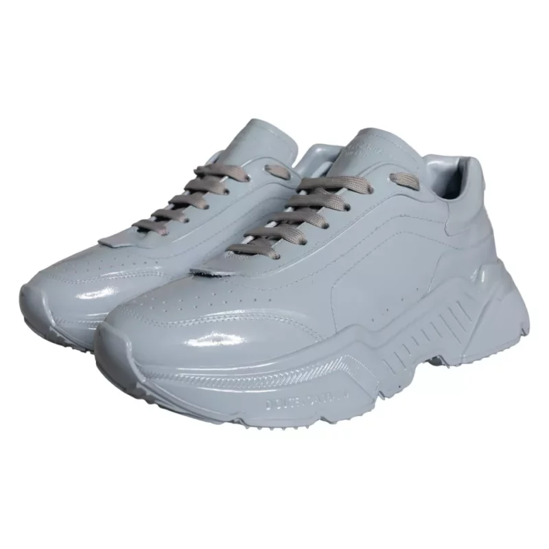 Dolce & Gabbana Light Blue Daymaster Low Top Sneakers Shoes - Image 7