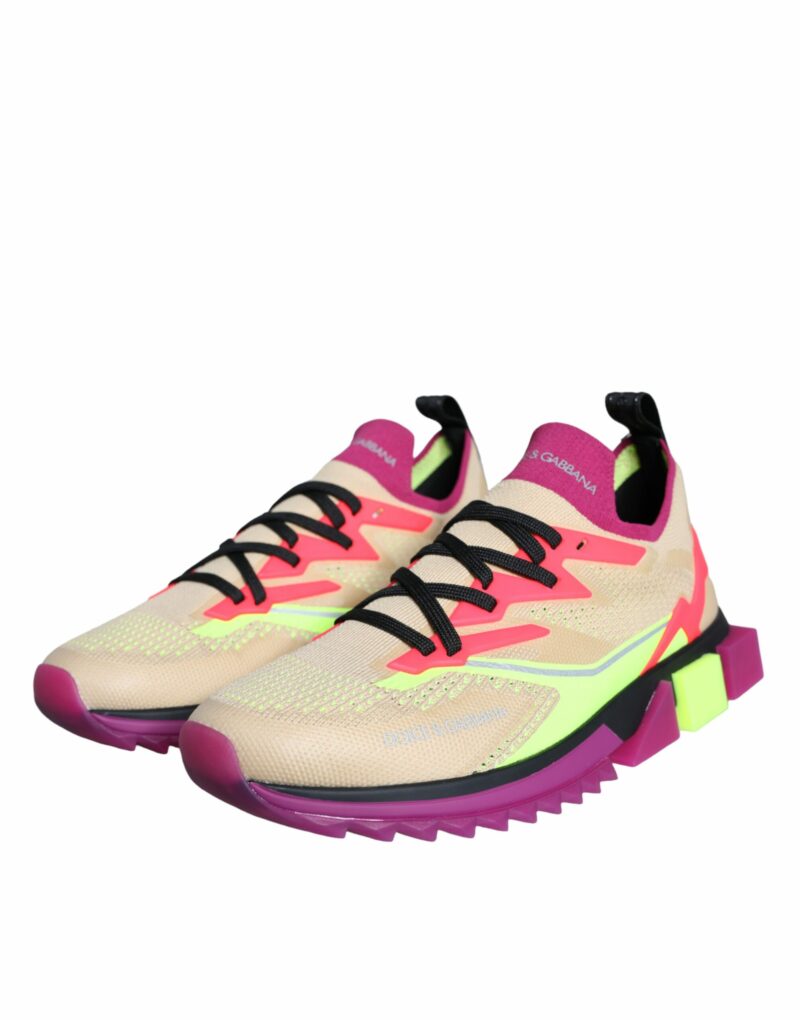 Dolce & Gabbana Multicolor Super King Low Top Sneakers Shoes - Image 3