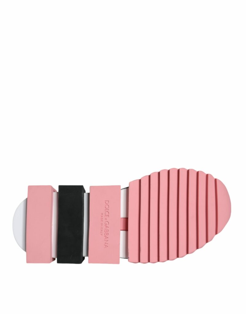 Dolce & Gabbana Multicolor Sorrento Socks Logo Sneakers Shoes - Image 6