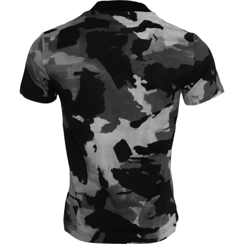 Dolce & Gabbana Multicolor Camouflage Cotton Crewneck T-shirt - Image 4