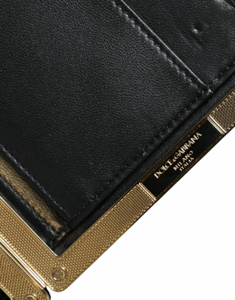 Dolce & Gabbana Multicolor Floral Gold Frame Clutch Evening Purse Bag - Image 5