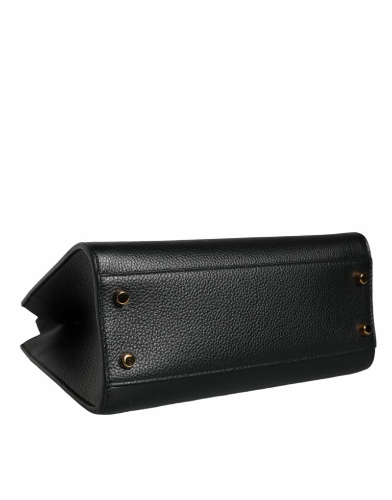 Versace Black Small Leather TopHandle Shoulder Crossbody Bag - Image 7