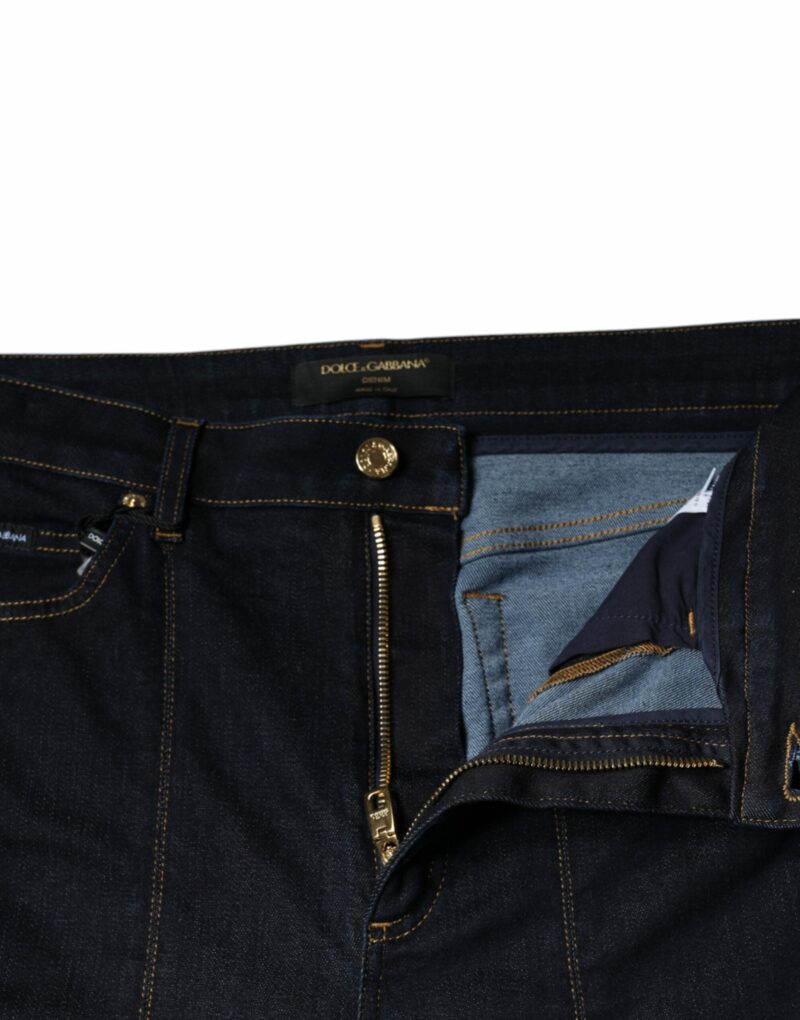 Dolce & Gabbana Black Cotton Blend Skinny Denim Jeans - Image 7