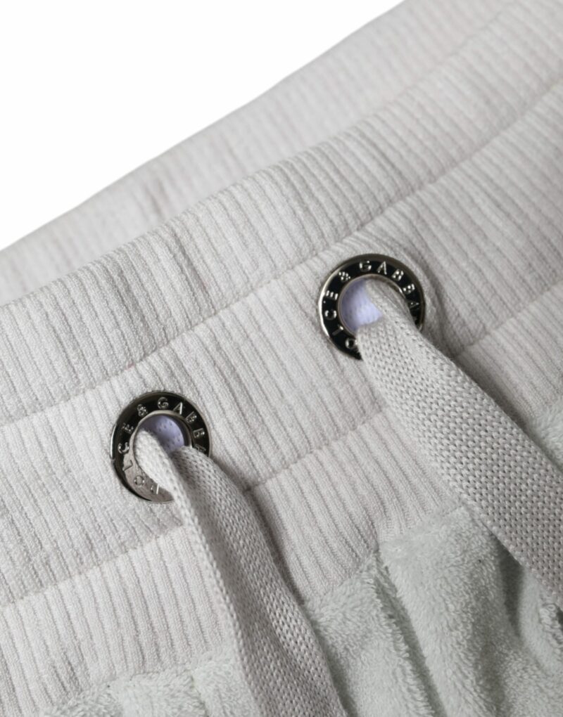 Dolce & Gabbana White Nylon Jogger Sweatpants Pants - Image 6