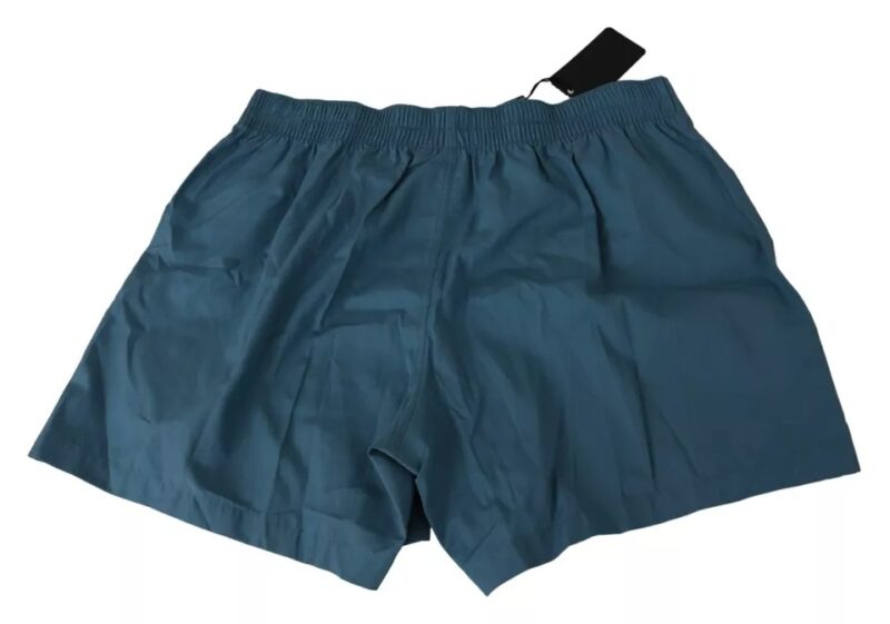 Dolce & Gabbana Blue Cotton Regular Boxer Shorts Underwear - Image 2