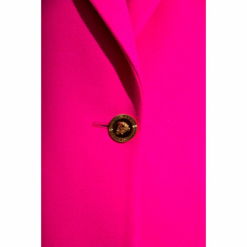 Versace Fuchsia Viscose Jackets & Coat - Image 5