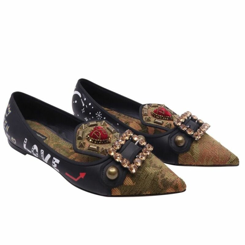 Dolce & Gabbana Black Calfskin Women Pump - Image 3