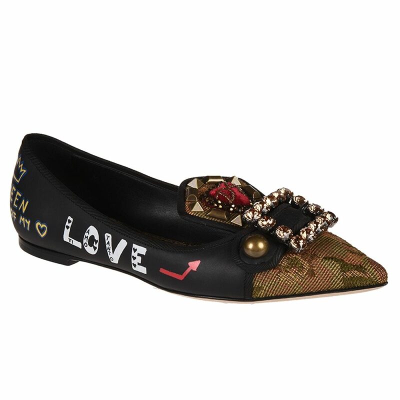 Dolce & Gabbana Black Calfskin Women Pump - Image 4