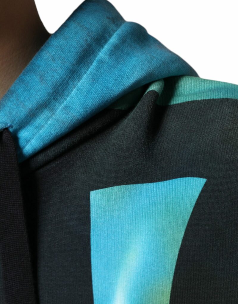 Dolce & Gabbana Multicolor Tie Dye Hooded Sweatshirt Sweater - Image 6