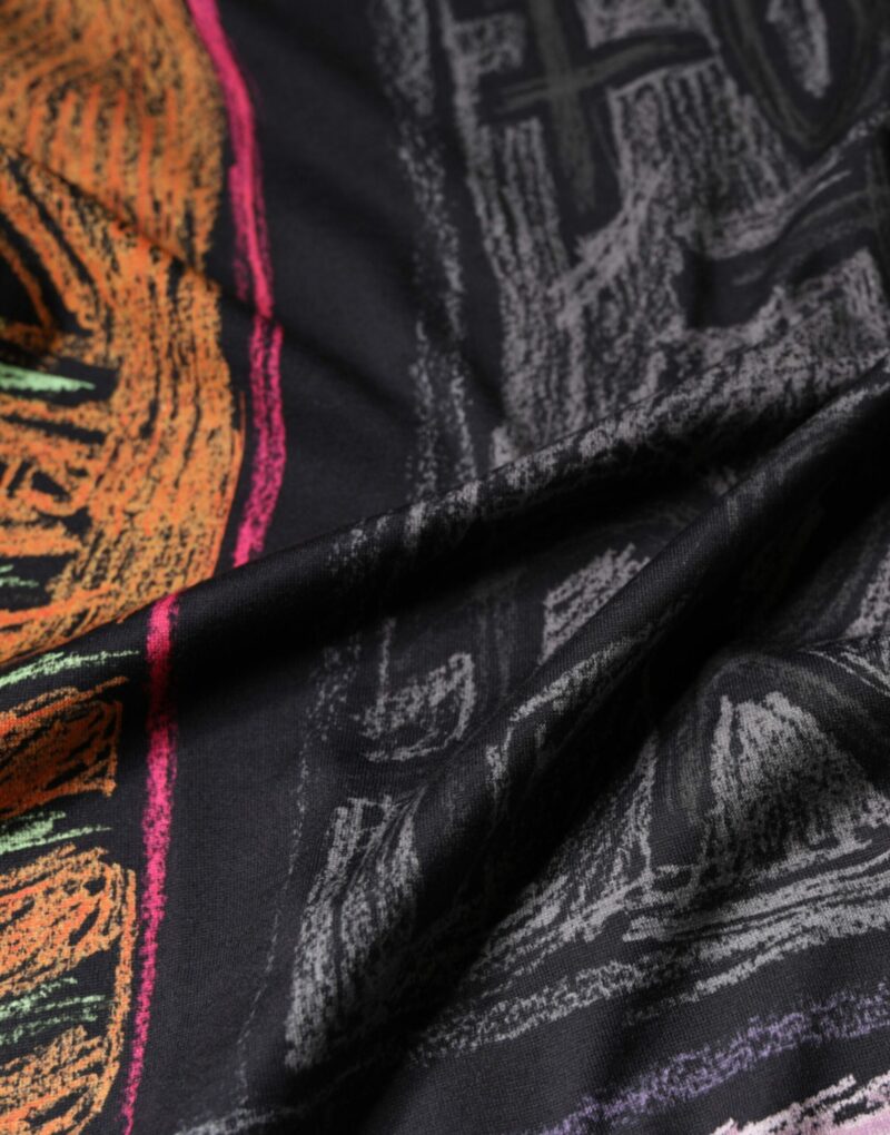 Dolce & Gabbana Multicolor Graphic Print Cotton T-shirt - Image 6
