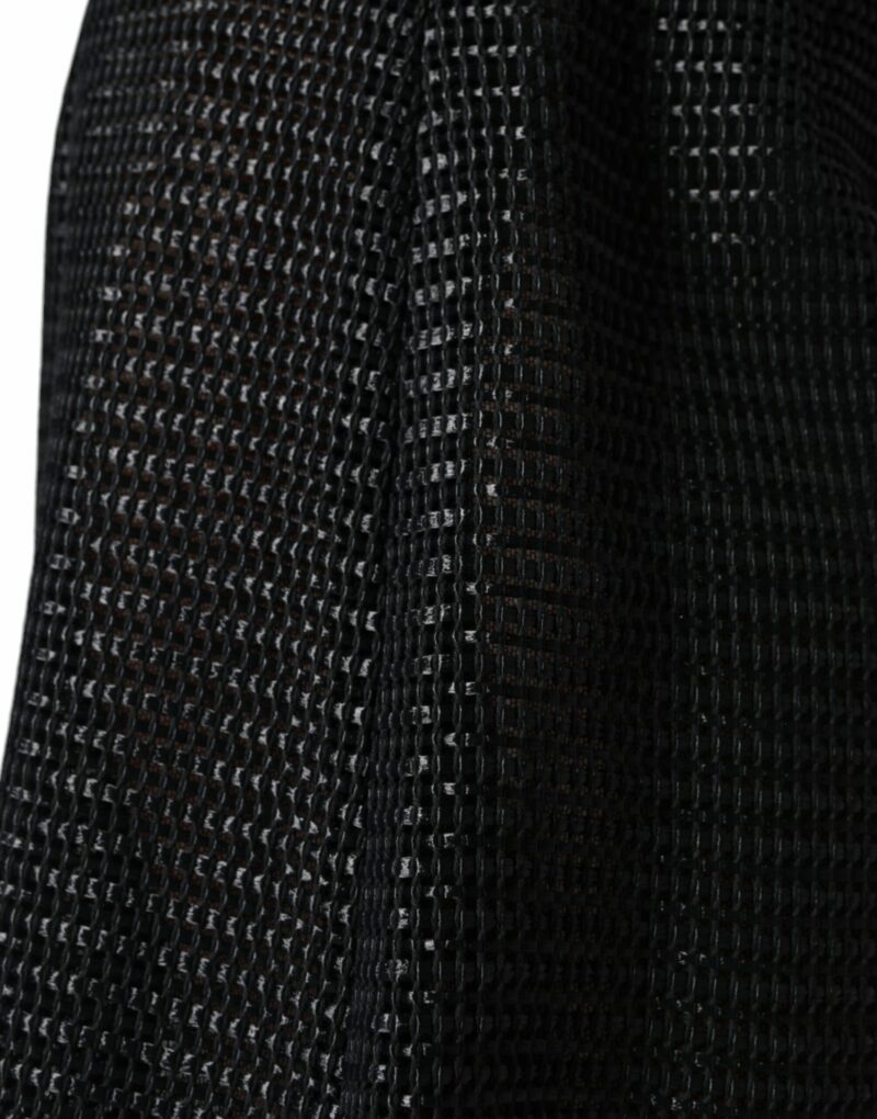 Dolce & Gabbana Black Viscose High Waist Pencil Cut Skirt - Image 5