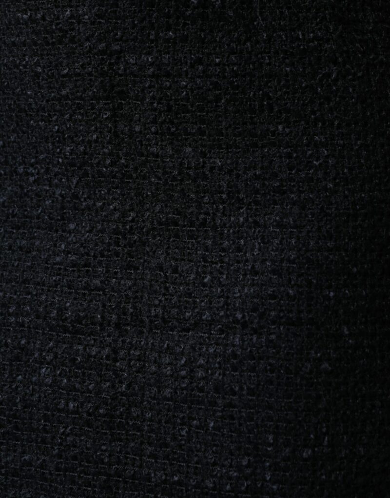 Dolce & Gabbana Black Virgin Wool Pencil Cut Midi Skirt - Image 5