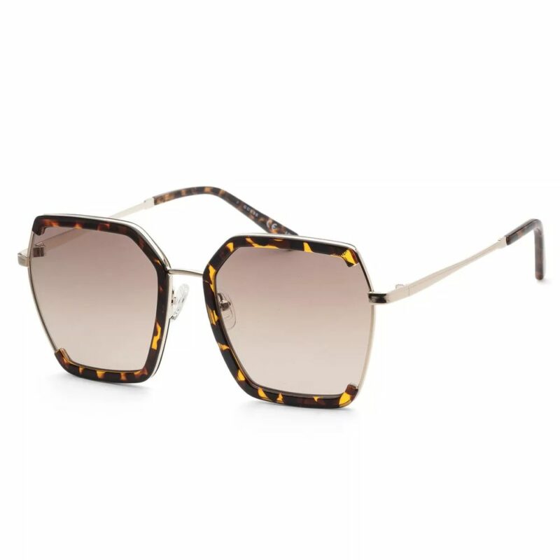 Guess Brown Metal Sunglasses