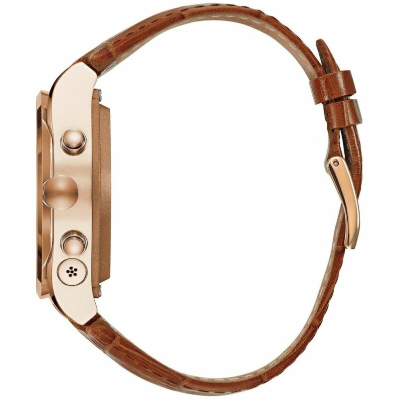 Guess Brown Leather Watch - Image 2