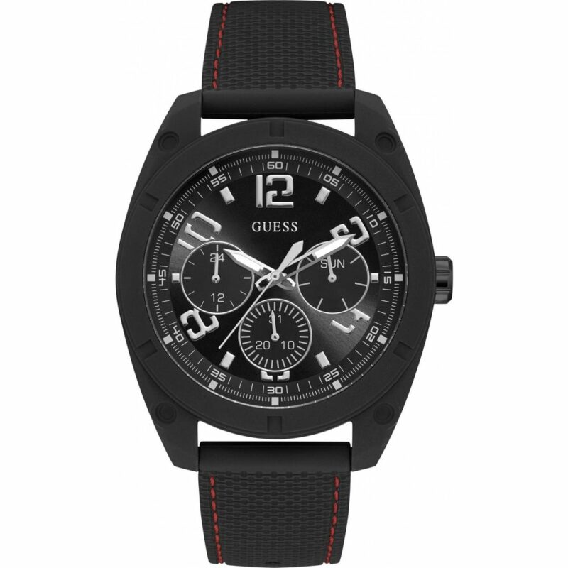 Guess Black Rubber Watch