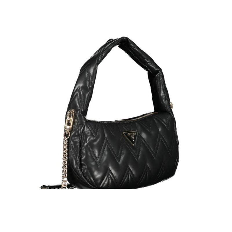 Guess Jeans Black Cotton Handbag - Image 3