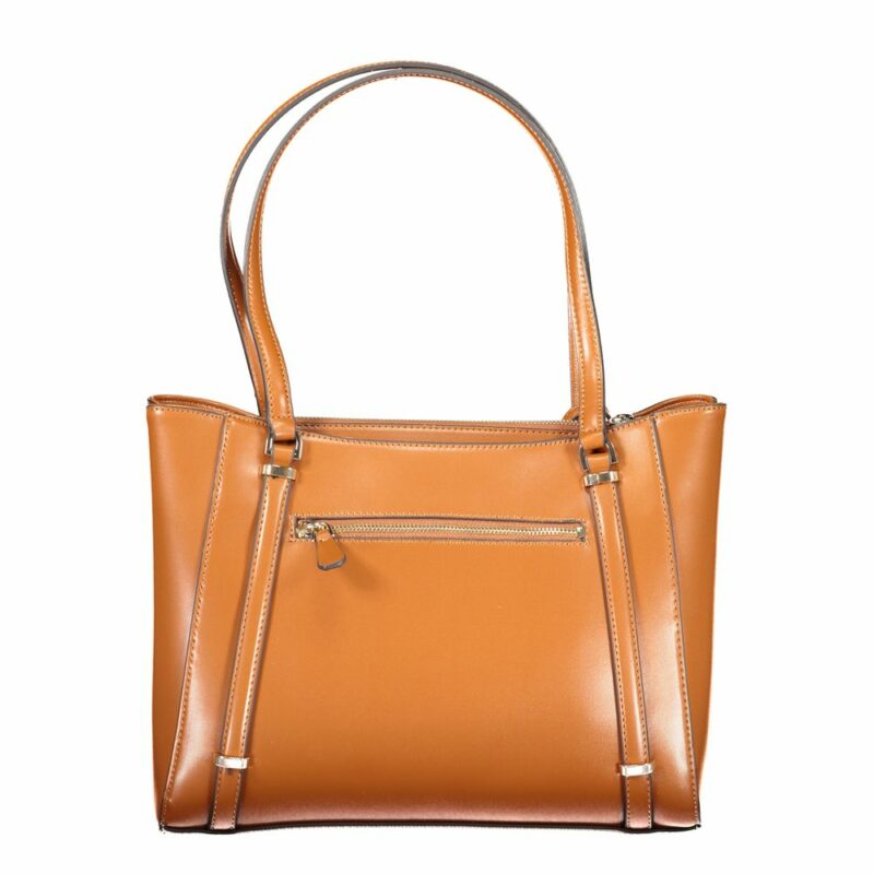 Guess Jeans Brown Polyethylene Handbag - Image 2