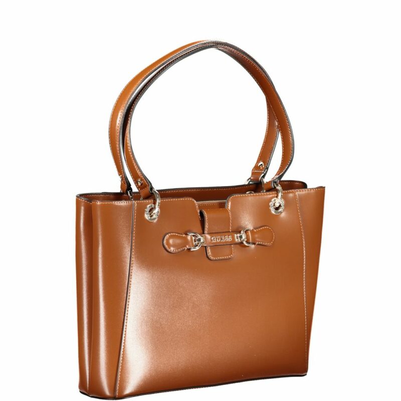Guess Jeans Brown Polyethylene Handbag - Image 3