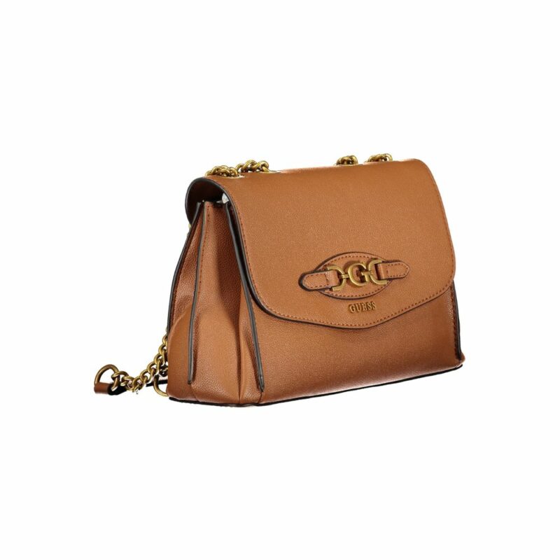 Guess Jeans Brown Polyethylene Handbag - Image 3