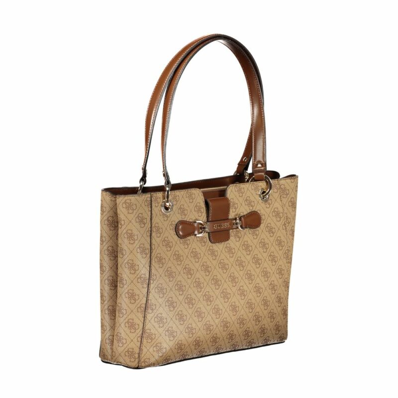 Guess Jeans Beige Polyethylene Handbag - Image 3