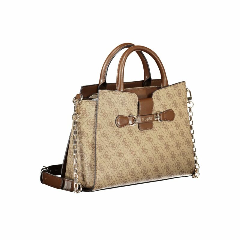 Guess Jeans Beige Polyethylene Handbag - Image 3