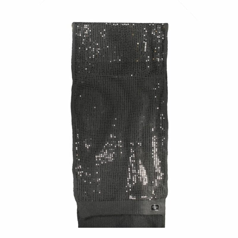Guess Jeans Black Polyester Scarf - Image 2