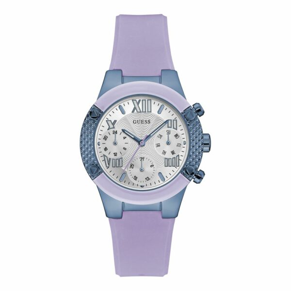 Guess Purple Silicone Watch