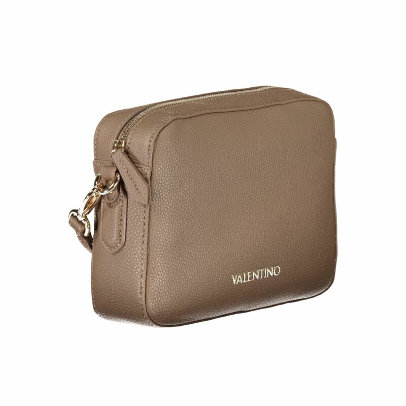 Valentino Bags Brown Polyethylene Handbag - Image 3