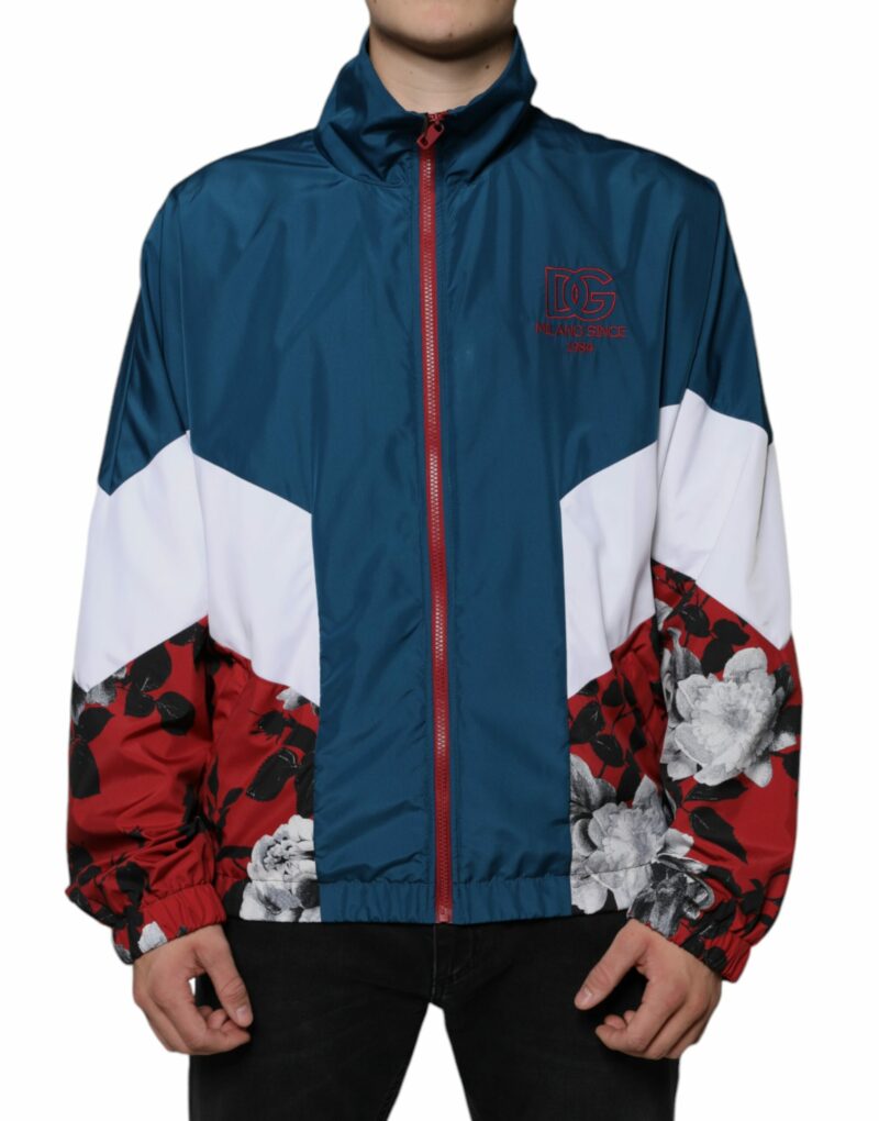 Dolce & Gabbana Multicolor Polyester Full Zip Jacket - Image 2