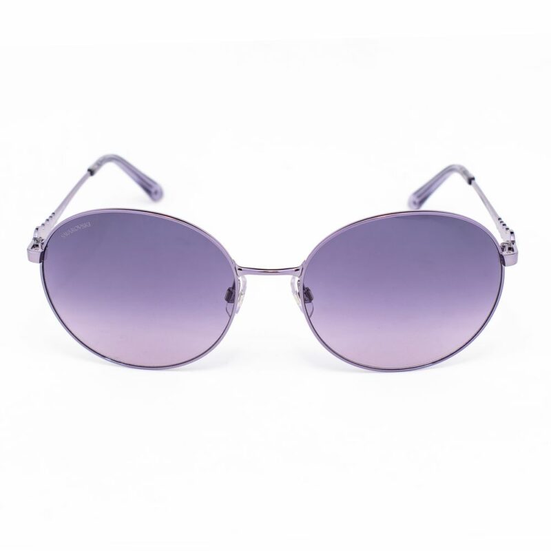 Swarovski Purple Metal Sunglasses - Image 2