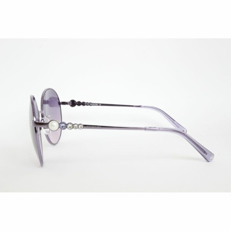 Swarovski Purple Metal Sunglasses - Image 3