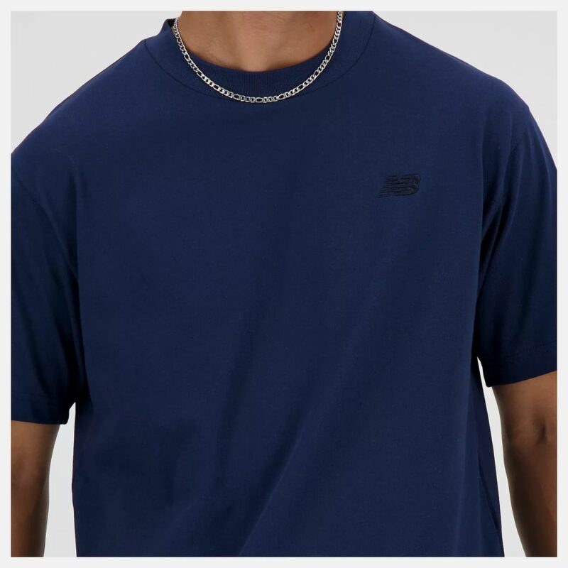 New Balance Blue Cotton T-Shirt - Image 4