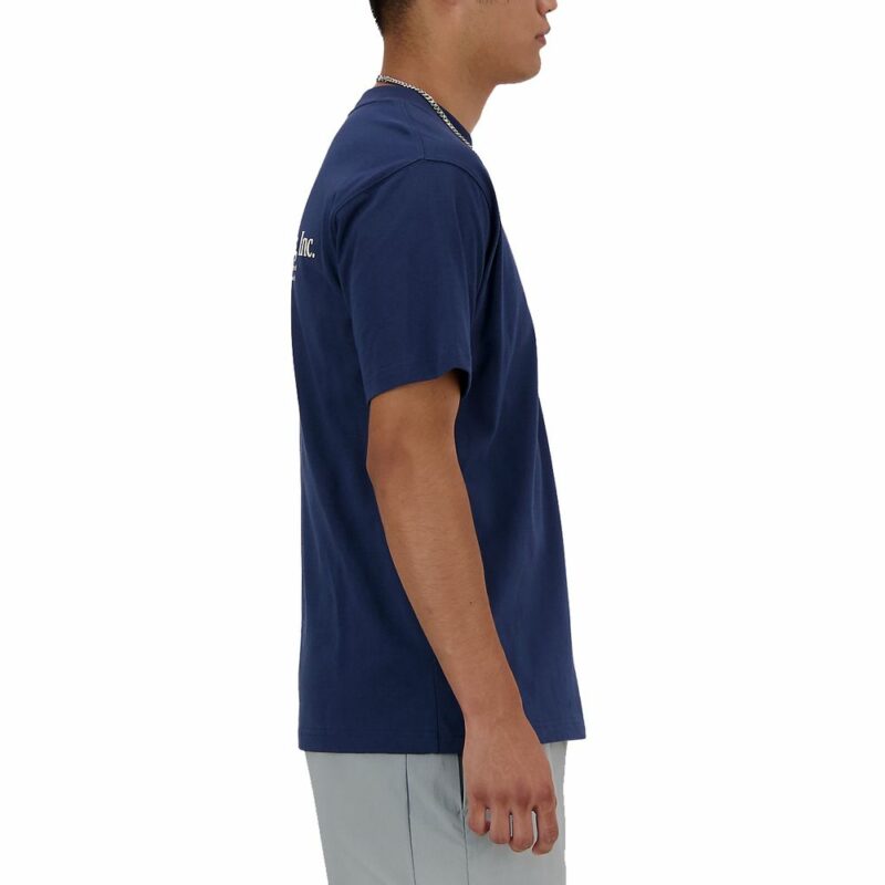 New Balance Blue Cotton T-Shirt - Image 3