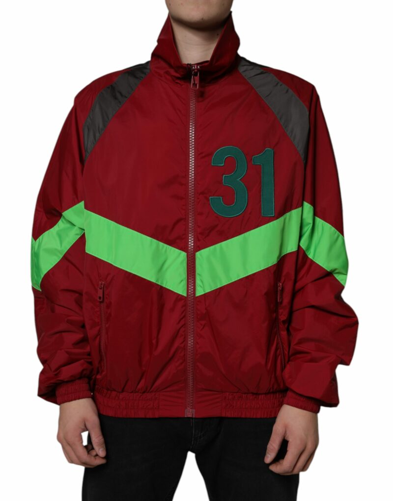 Dolce & Gabbana Multicolor Nylon Full Zip Windbreaker Jacket - Image 2