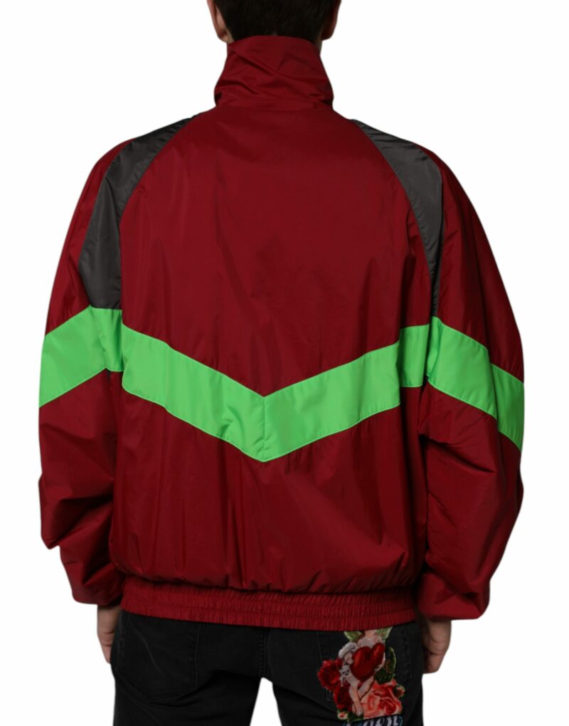 Dolce & Gabbana Multicolor Nylon Full Zip Windbreaker Jacket - Image 4