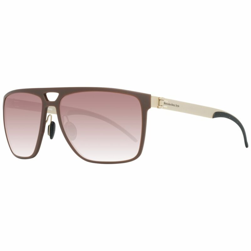 Mercedes Benz Brown Metal Sunglasses
