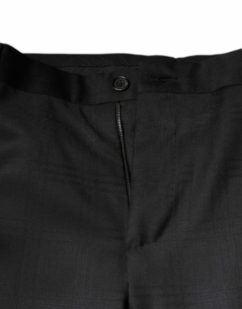 Dolce & Gabbana Black Wool Single Breasted Formal Suit - Image 8