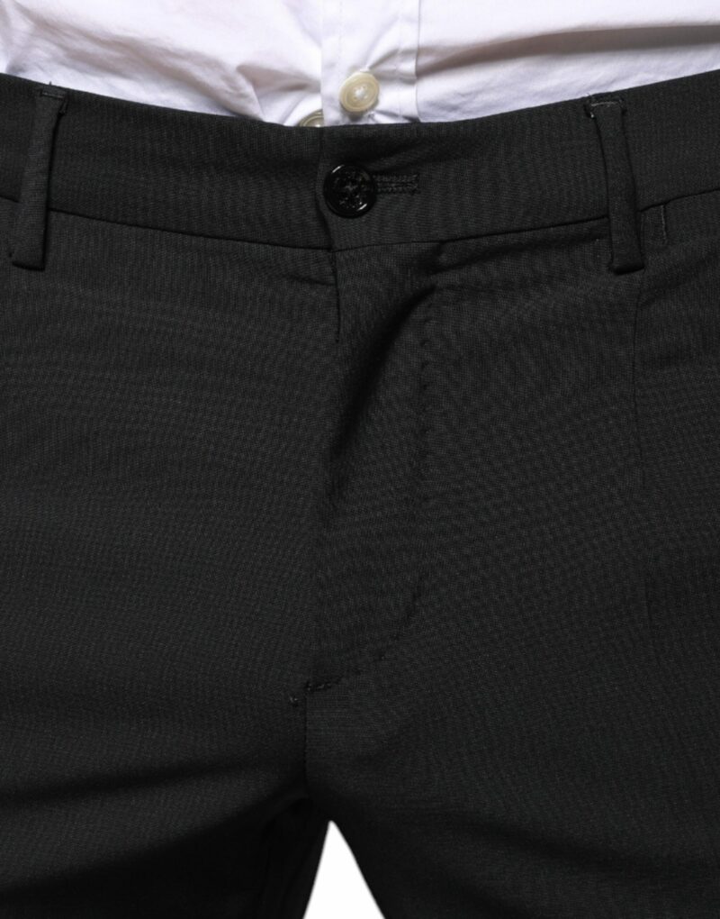 Dolce & Gabbana Black Wool MARTINI Formal 3 Piece Suit - Image 7