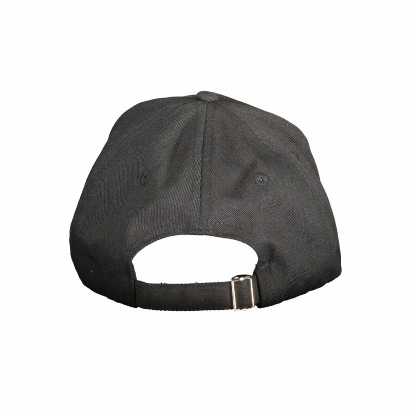 Guess Jeans Black Cotton Hat - Image 2