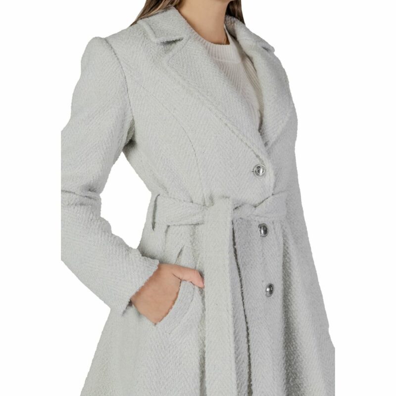 Guess Gray Polyester Jackets & Coat - Image 2