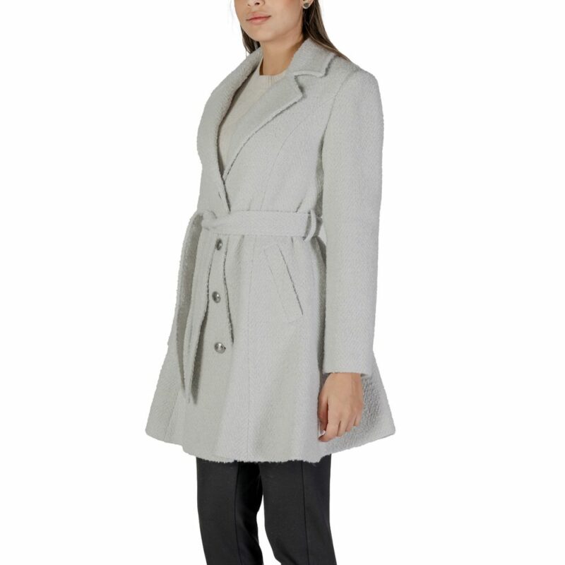 Guess Gray Polyester Jackets & Coat - Image 4