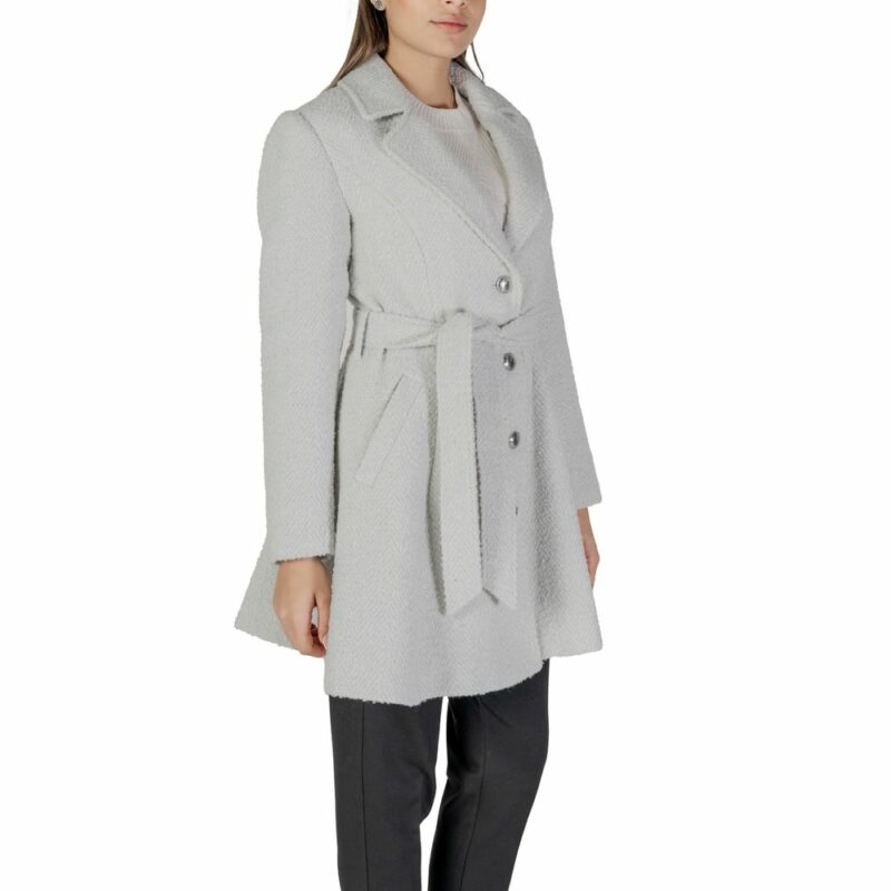 Guess Gray Polyester Jackets & Coat - Image 5