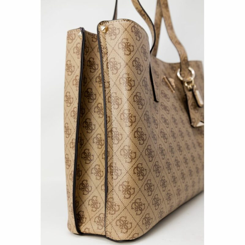 Guess Beige Polyethylene Handbag - Image 3