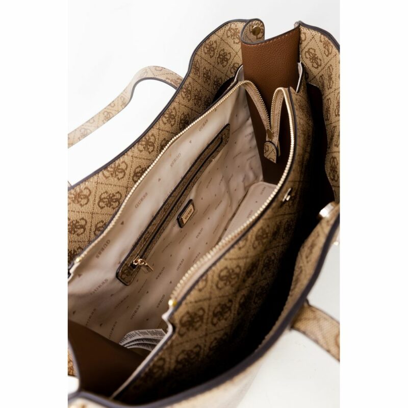 Guess Beige Polyethylene Handbag - Image 5