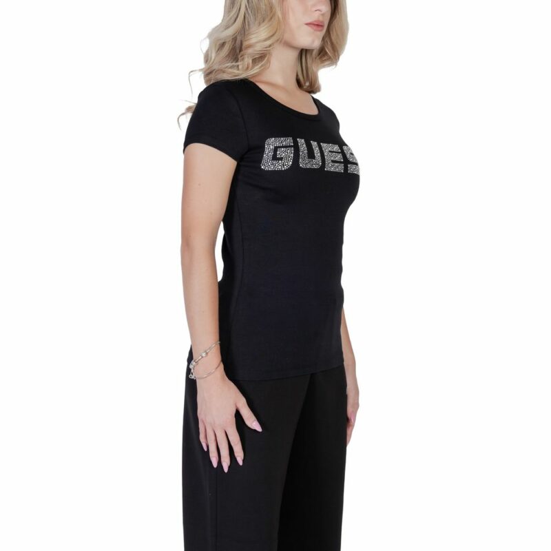 Guess Active Black Cotton Tops & T-Shirt - Image 3
