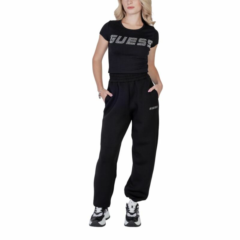 Guess Active Black Cotton Tops & T-Shirt - Image 5