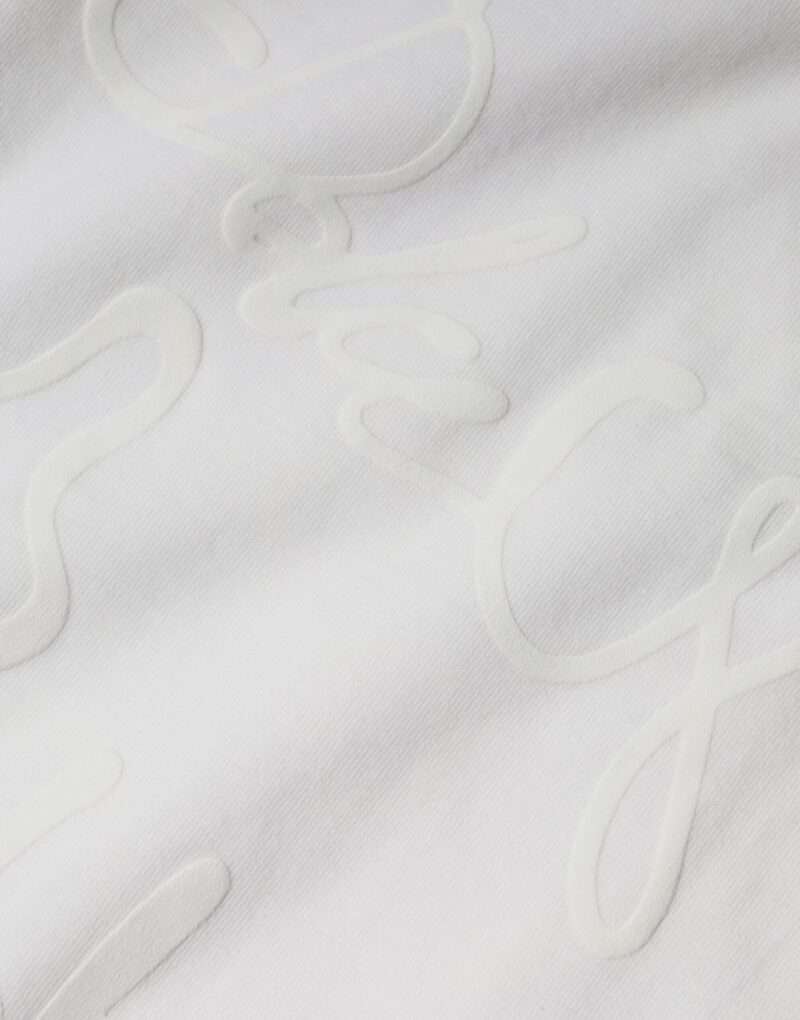 Dolce & Gabbana White Logo Print Cotton Crew Neck T-shirt - Image 6